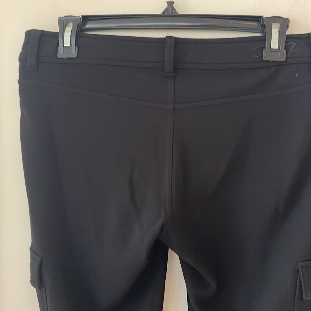 Seven7 Knit Cargo Pants Sz 4 EUC Super Cute Soft Utility Pockets Stretchy - Picture 9 of 17
